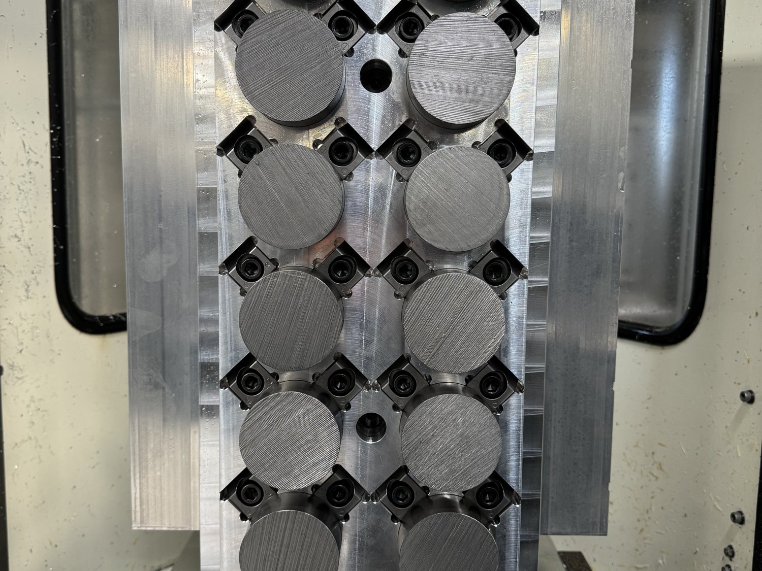Custom multi-part fixture plate